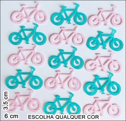 Bicicleta Aplique em Feltro