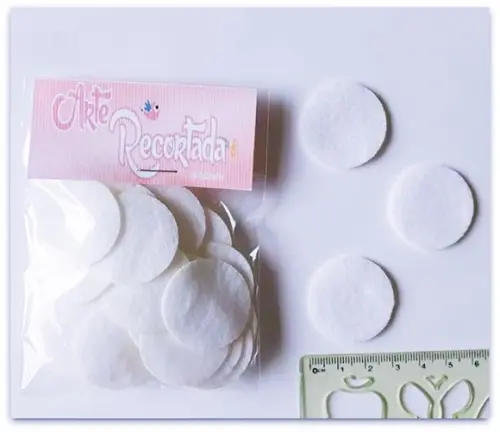 CÍRCULO BRANCO 3 cm