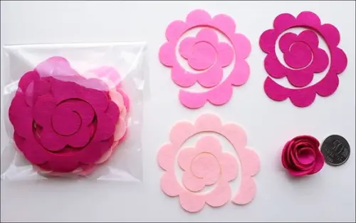 ROSA 8 CM RECORTE A LASER