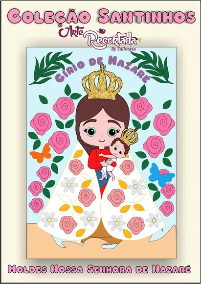 PAINEL NOSSA SENHORA DE NAZARÉ - Caderno de Moldes