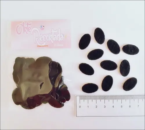Oval 2 cm