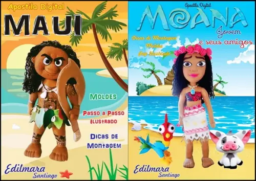 COMBO 1 - APOSTILA MOANA E MAUI