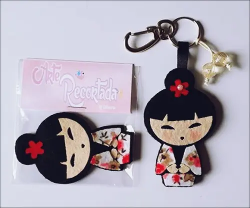 KOKESHI 8 CM RECORTE 2 unidades