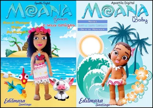 COMBO 2 - APOSTILA MOANA BABY E JOVEM