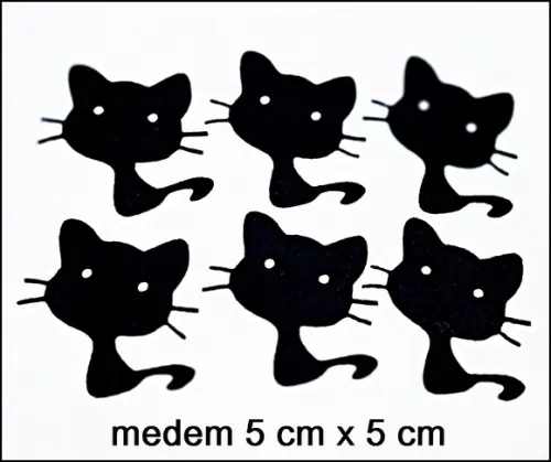 GATO APLIQUE RECORTE A LASER