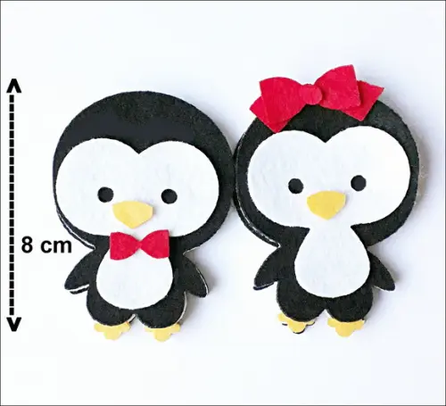 CASAL PINGUIM RECORTE