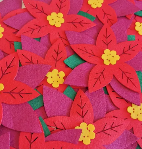 FLORES DE NATAL 5 CM
