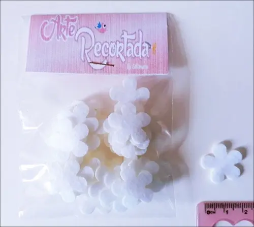 Flores "5 Pétalas" 2 Cm Pacotão Sortido