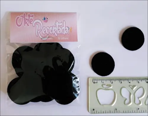 CÍRCULO PRETO 2,5 cm