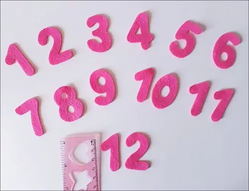 NÚMEROS OU LETRAS AVULSAS 4 CM 30 unidades