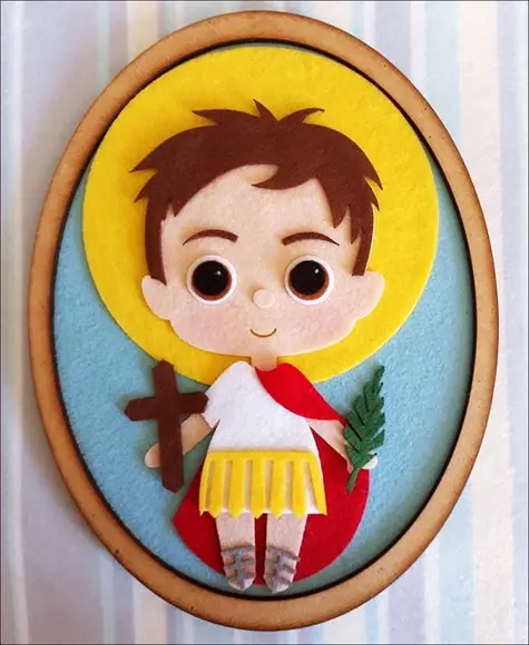 Santo Expedito - Quadro Oval.