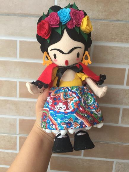 Boneca Frida Kahlo
