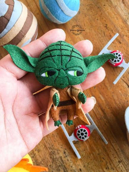 Enfeite de Arvore de Natal Yoda 10