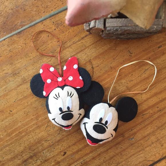Enfeite de Natal Disney casal 12