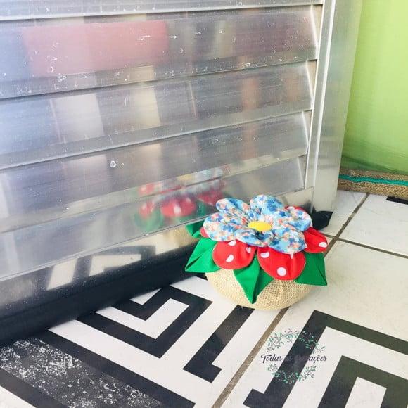 Peso de porta flor