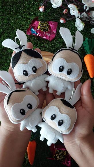 Pingentes de Páscoa Turma da Mônica