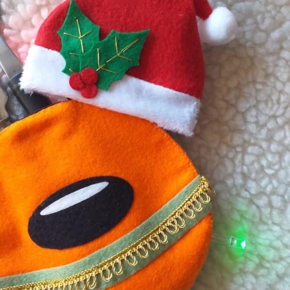 Porta talher de Natal Pateta e Pluto