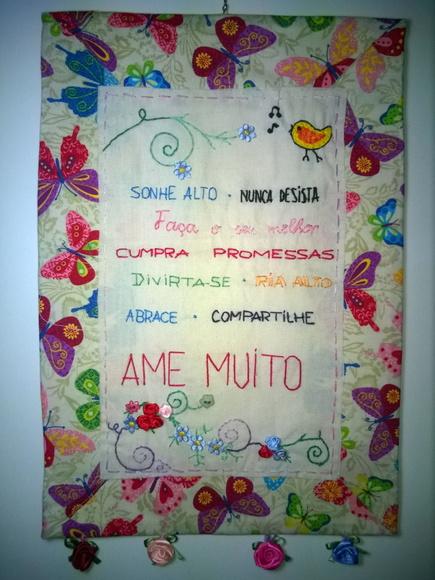 Quadro de panô ame muito