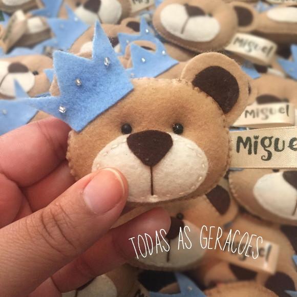Urso rei lembrancinha