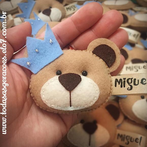 Urso rei lembrancinha