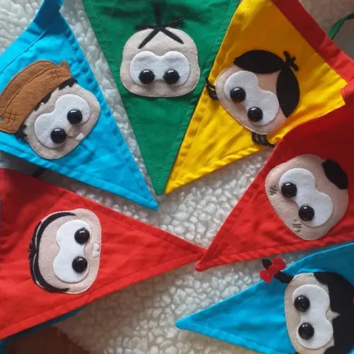Bandeirolas Turma da Mônica