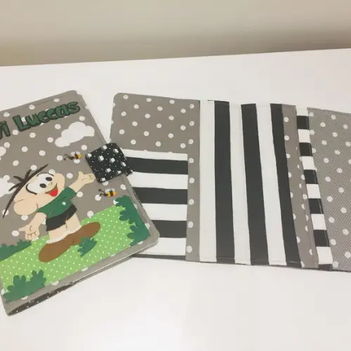 Capa caderneta de vacinação Cebolinha