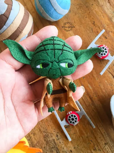 Enfeite de Arvore de Natal Yoda 10