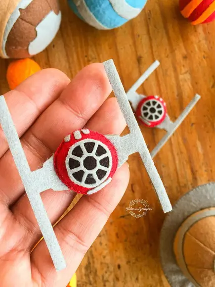 Enfeite de Arvore de Natal Tie-fighter 10