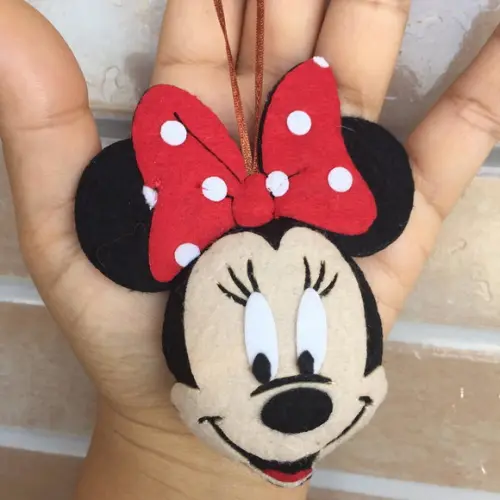 Enfeite de Natal Disney casal 12