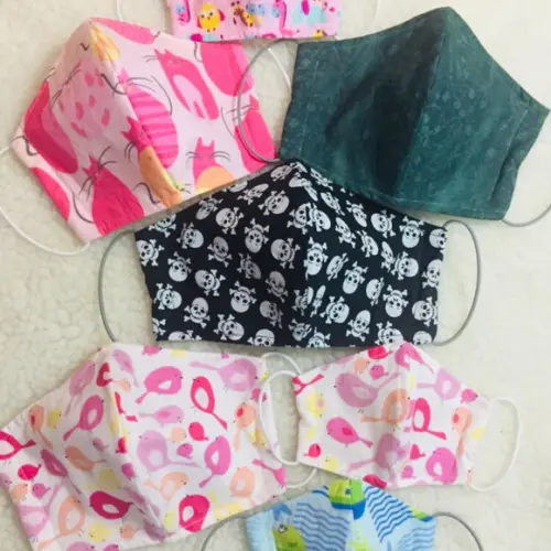 Kit 4 Máscaras infantil reutilizável