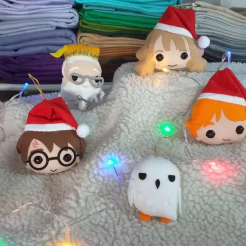 Kit Enfeites Natal Harry Potter 6