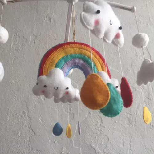 Móbile Nuvem sem Musical