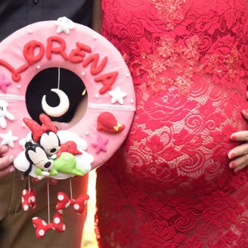 Porta Maternidade Minnie