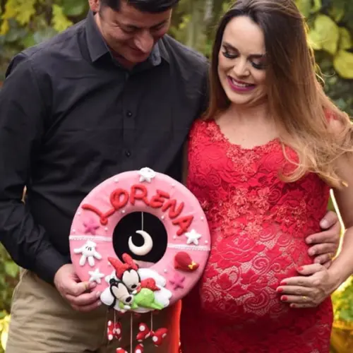 Porta Maternidade Minnie