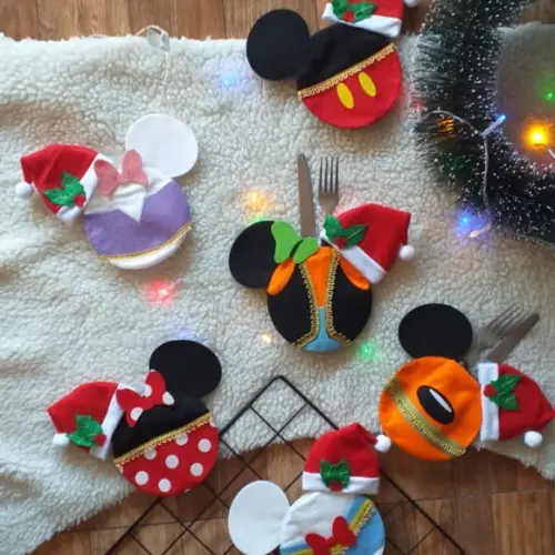 Porta talher Disney de Natal