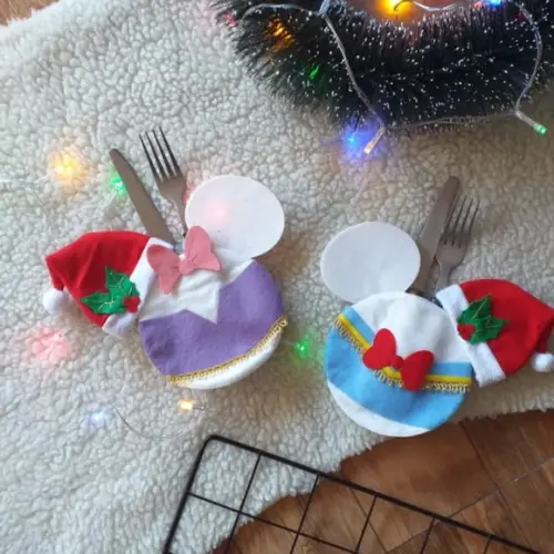 Porta talher Disney de Natal