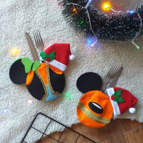 Porta talher Disney de Natal