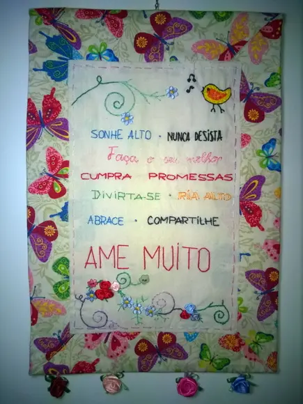 Quadro de panô ame muito