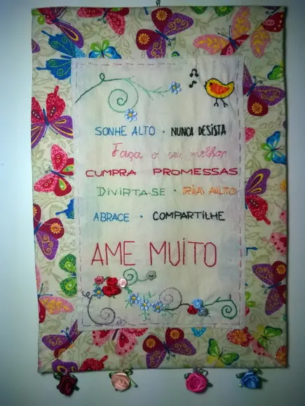 Quadro de panô ame muito