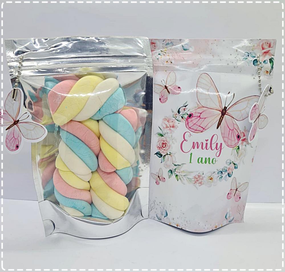 Saquinhos Fini Jardim das Borboletas - Embalagens Personalizávei