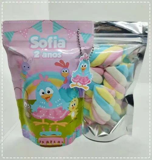 Saquinho fini galinha pintadinha