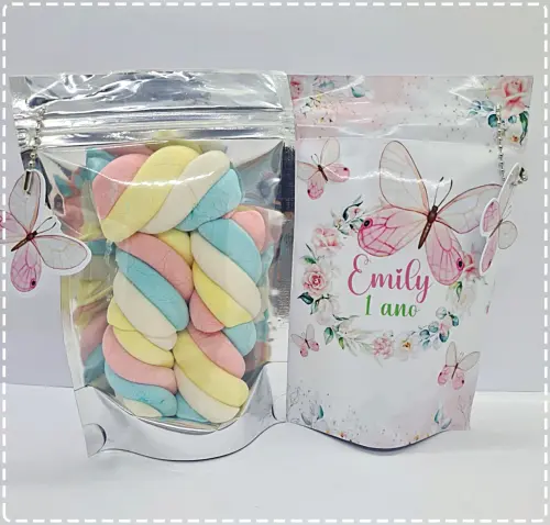 Saquinhos Fini Jardim das Borboletas - Embalagens Personalizávei