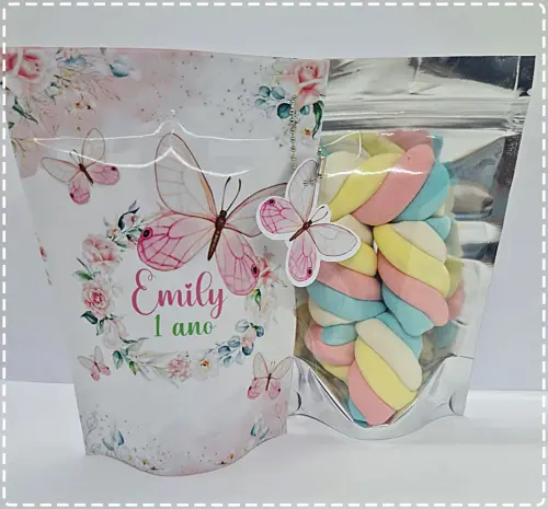 Saquinhos Fini Jardim das Borboletas - Embalagens Personalizávei