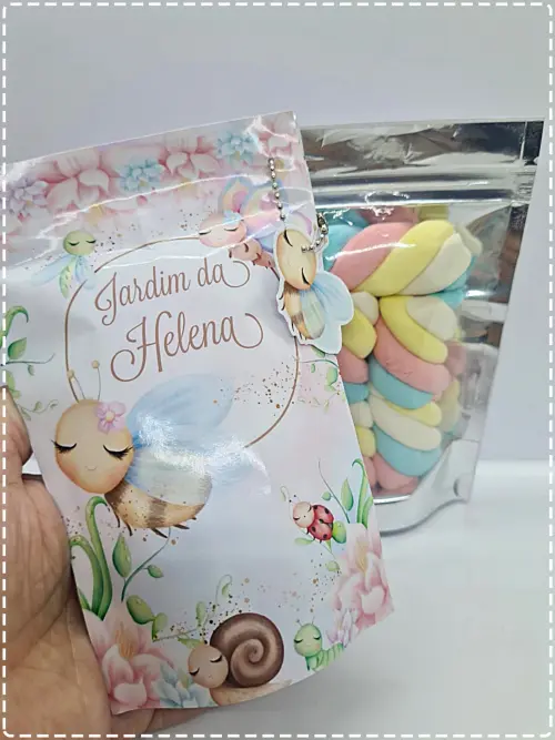 Saquinhos Fini Jardim das Borboletas - Embalagens Personalizávei