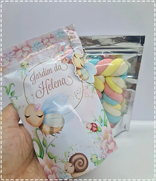 Saquinhos Fini Jardim das Borboletas - Embalagens Personalizávei