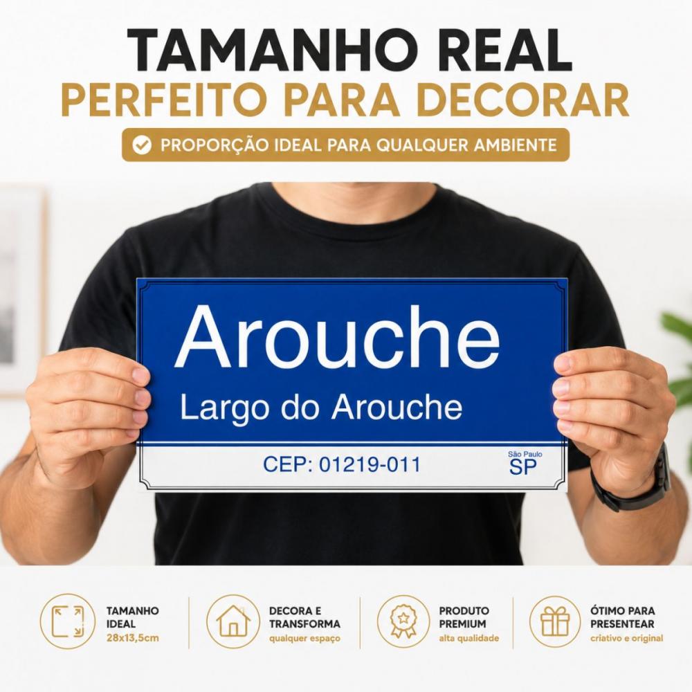 Placa decorativa Largo do Arouche