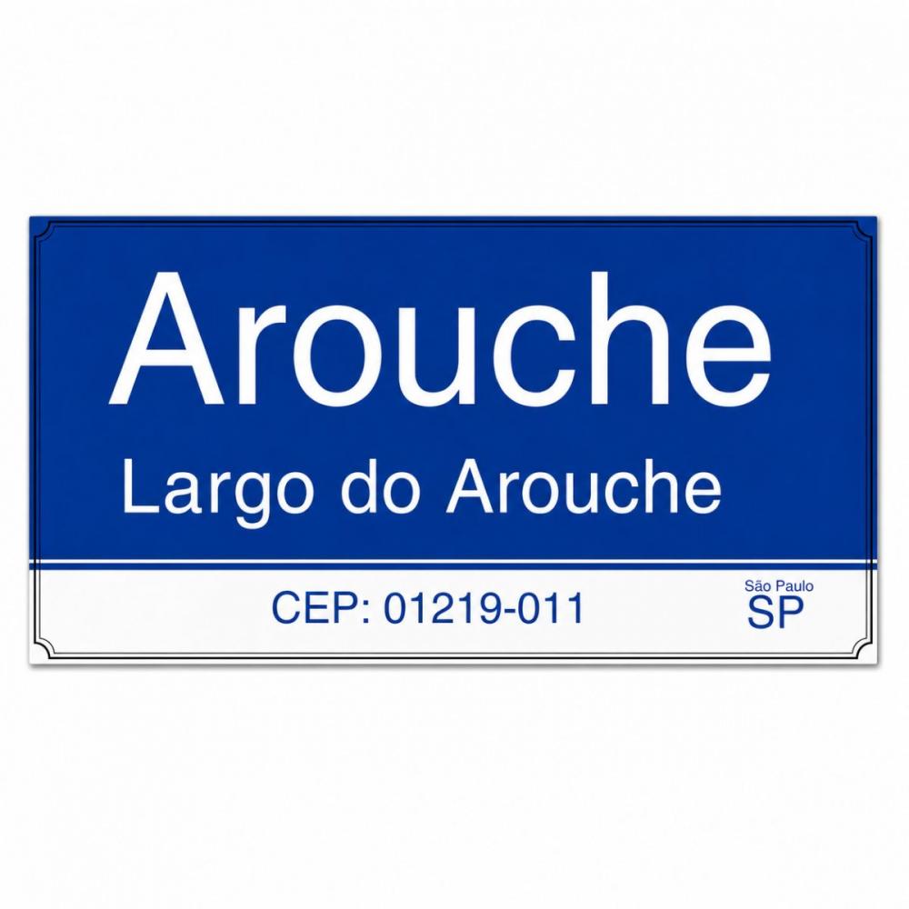 Placa decorativa Largo do Arouche