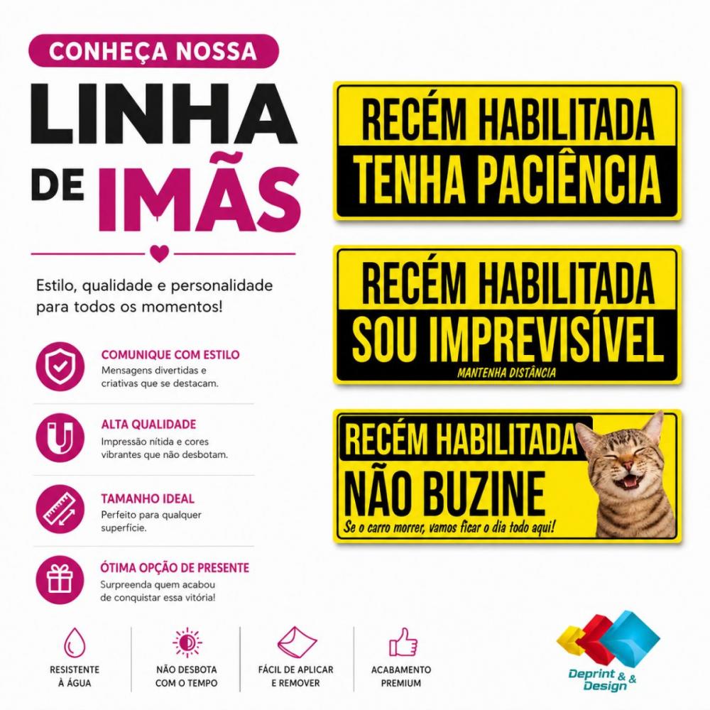 Imã Motorista Recém Habilitada Tenha Paciência