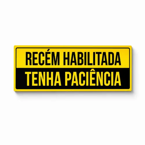 Imã Motorista Recém Habilitada Tenha Paciência