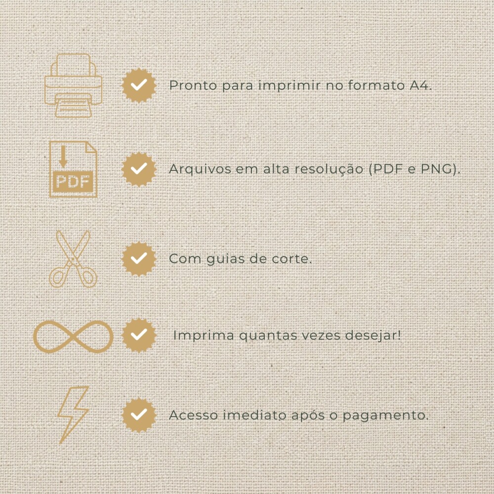 Kit Digital Páscoa Cristã: Tags e Cards para Imprimir